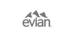 Evian logo - Pacifica Agency Byron Bay
